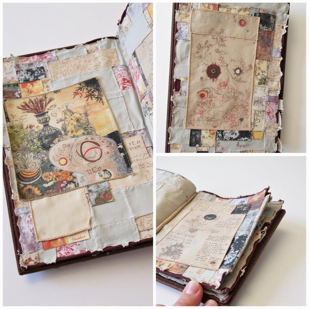 Various Techniques to Incorporate Fabric in Art Journals