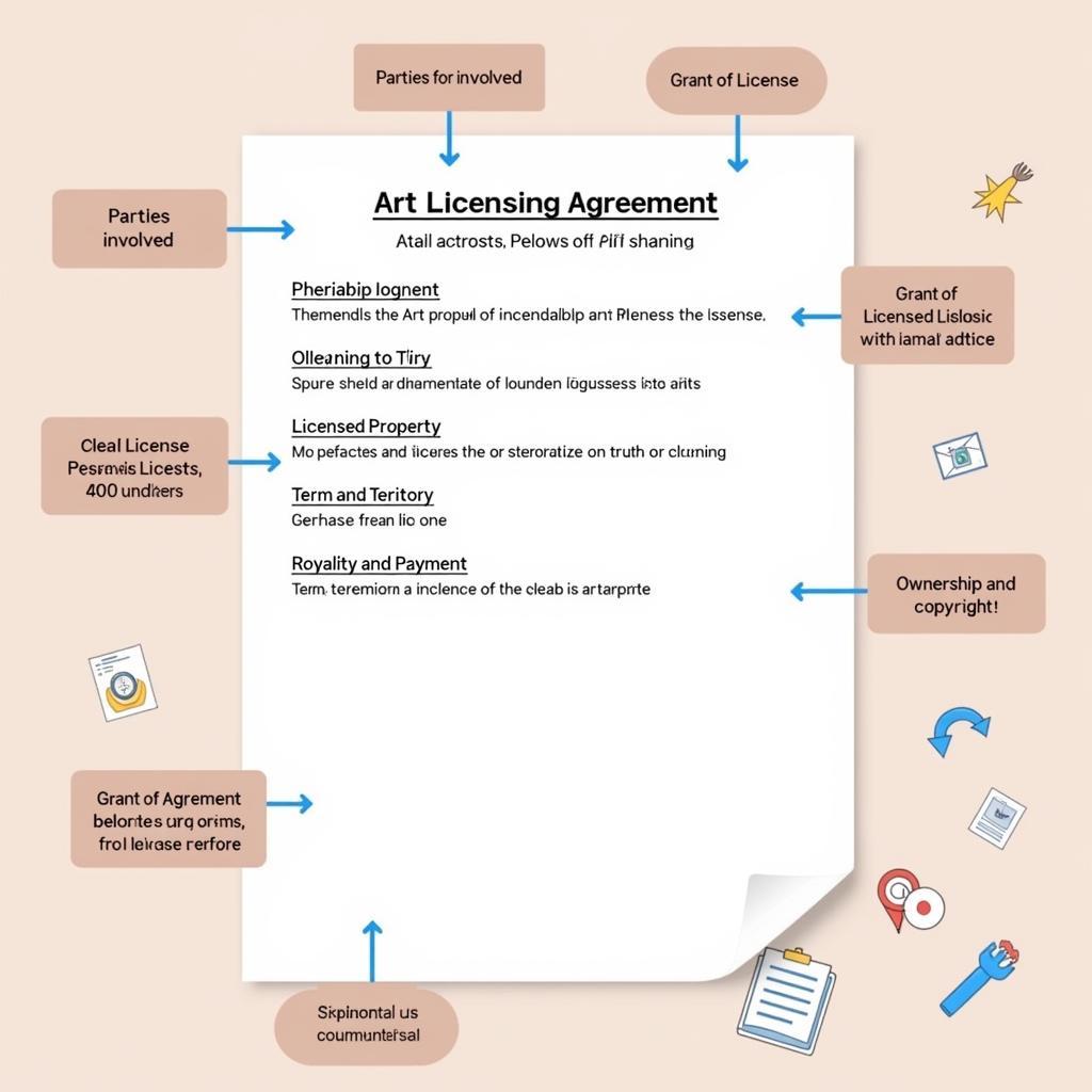 Key Components of an Art Licensing Agreement Template