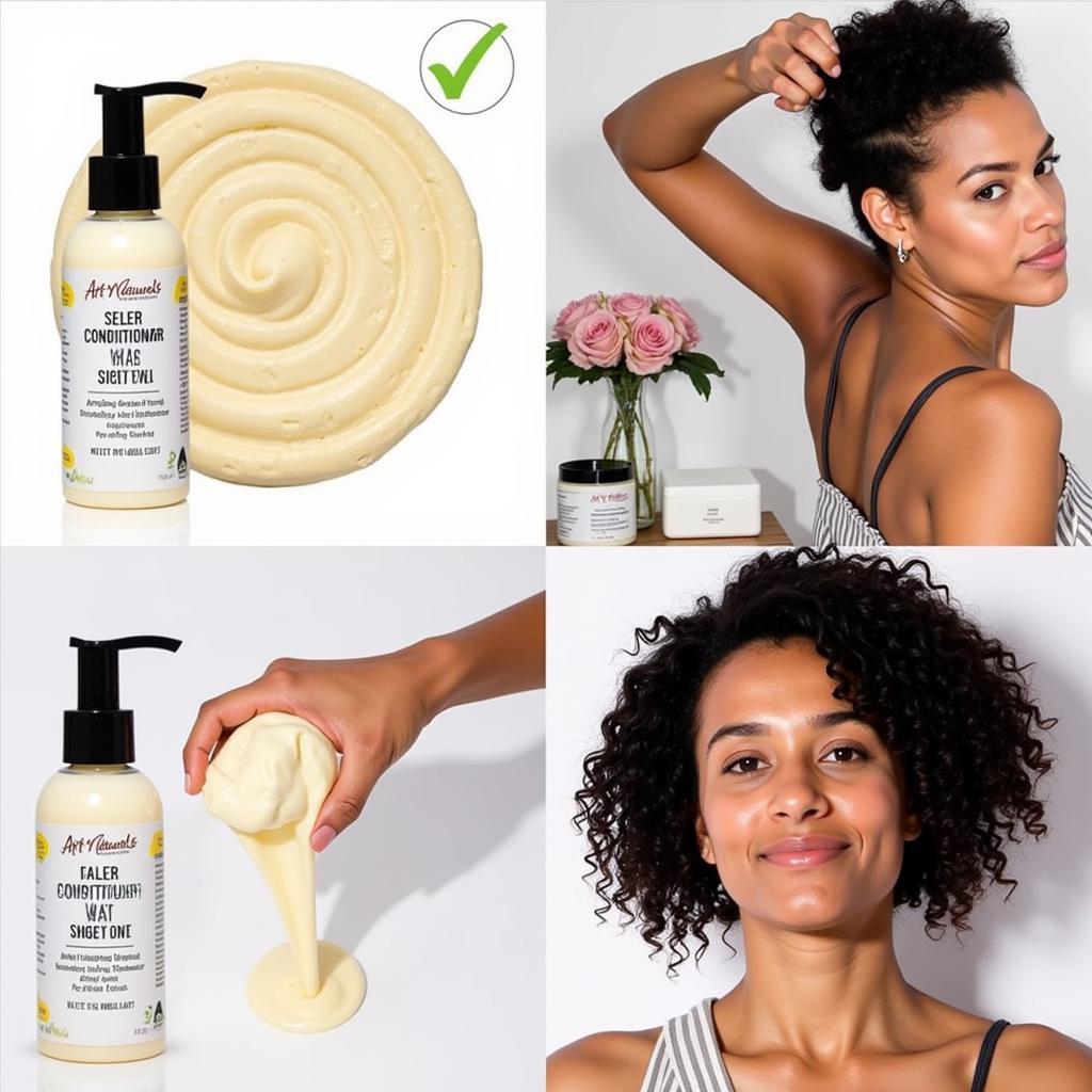 Applying Art Naturals Conditioner