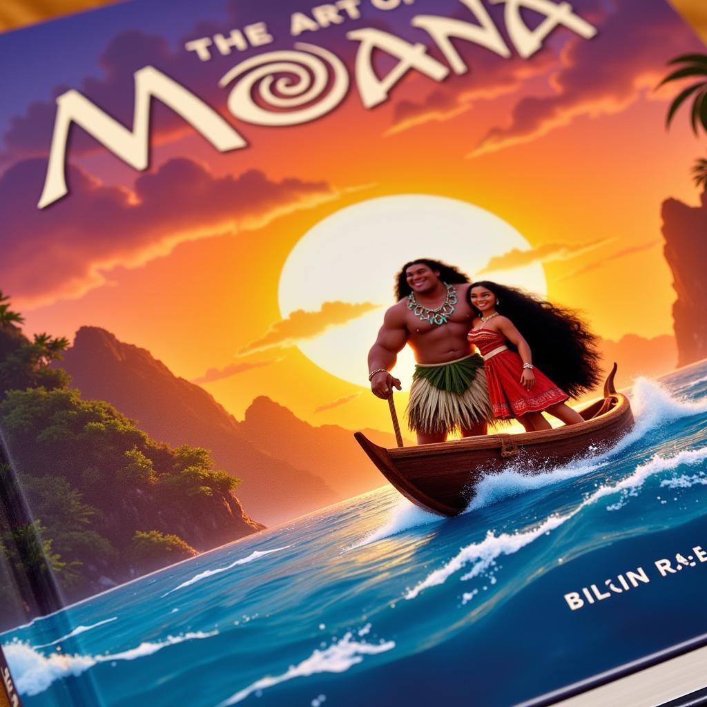 The Art of Moana Book Cover