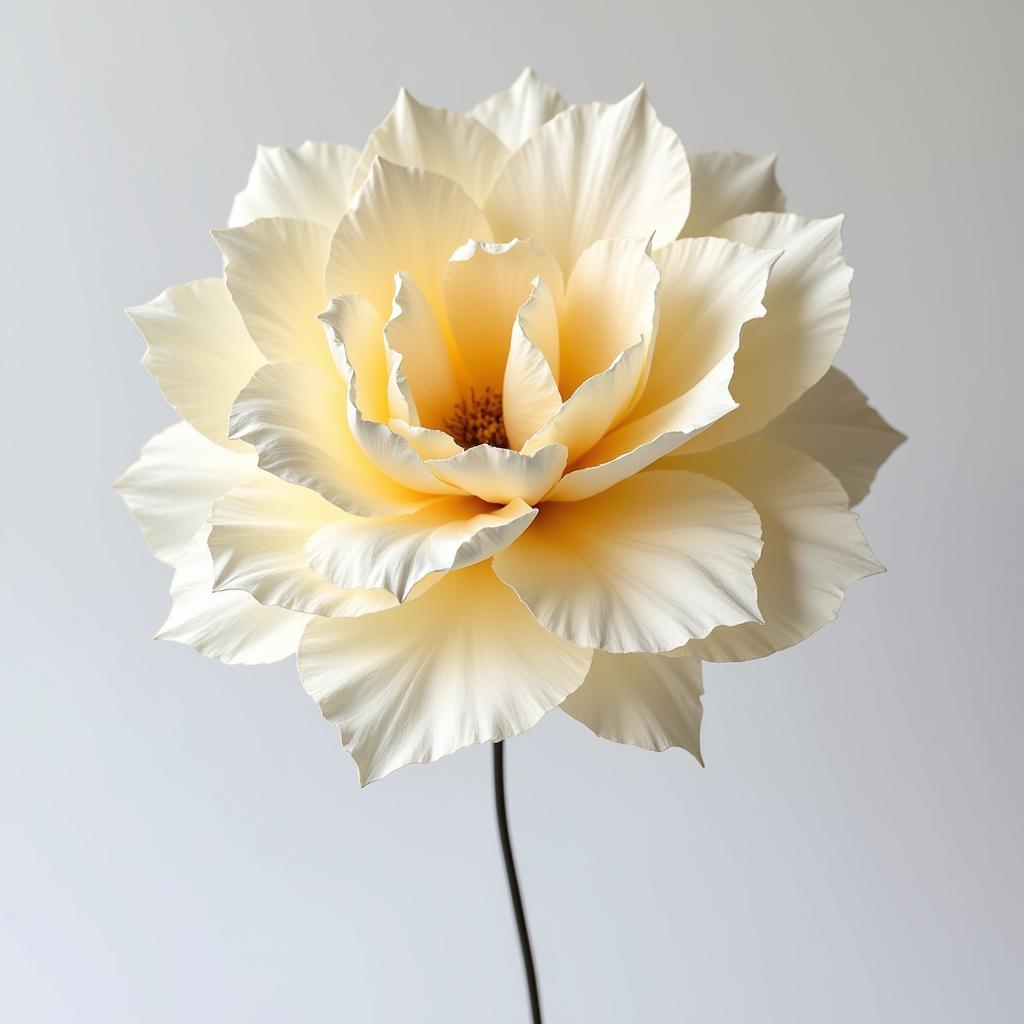 Creating a Flower Sculpture with Art Paper Tissue