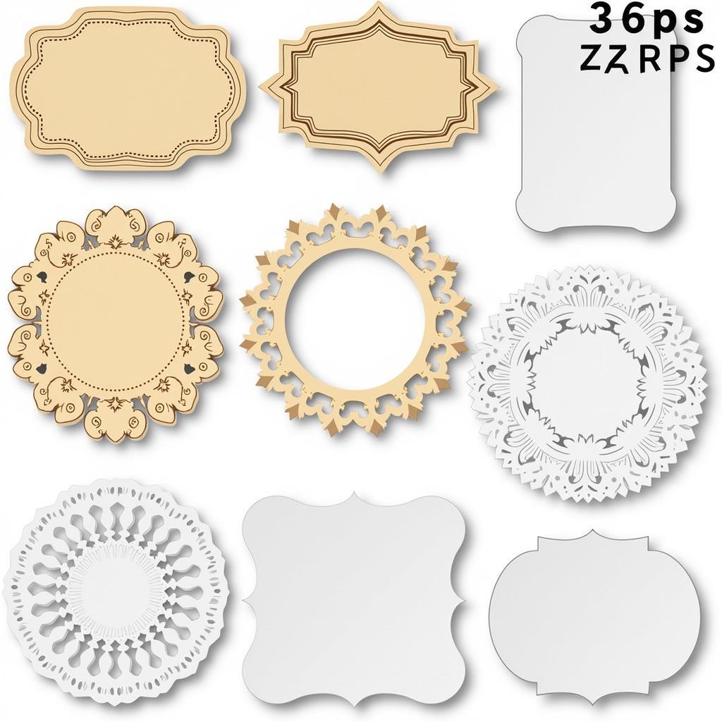 Various Art Plaque Templates