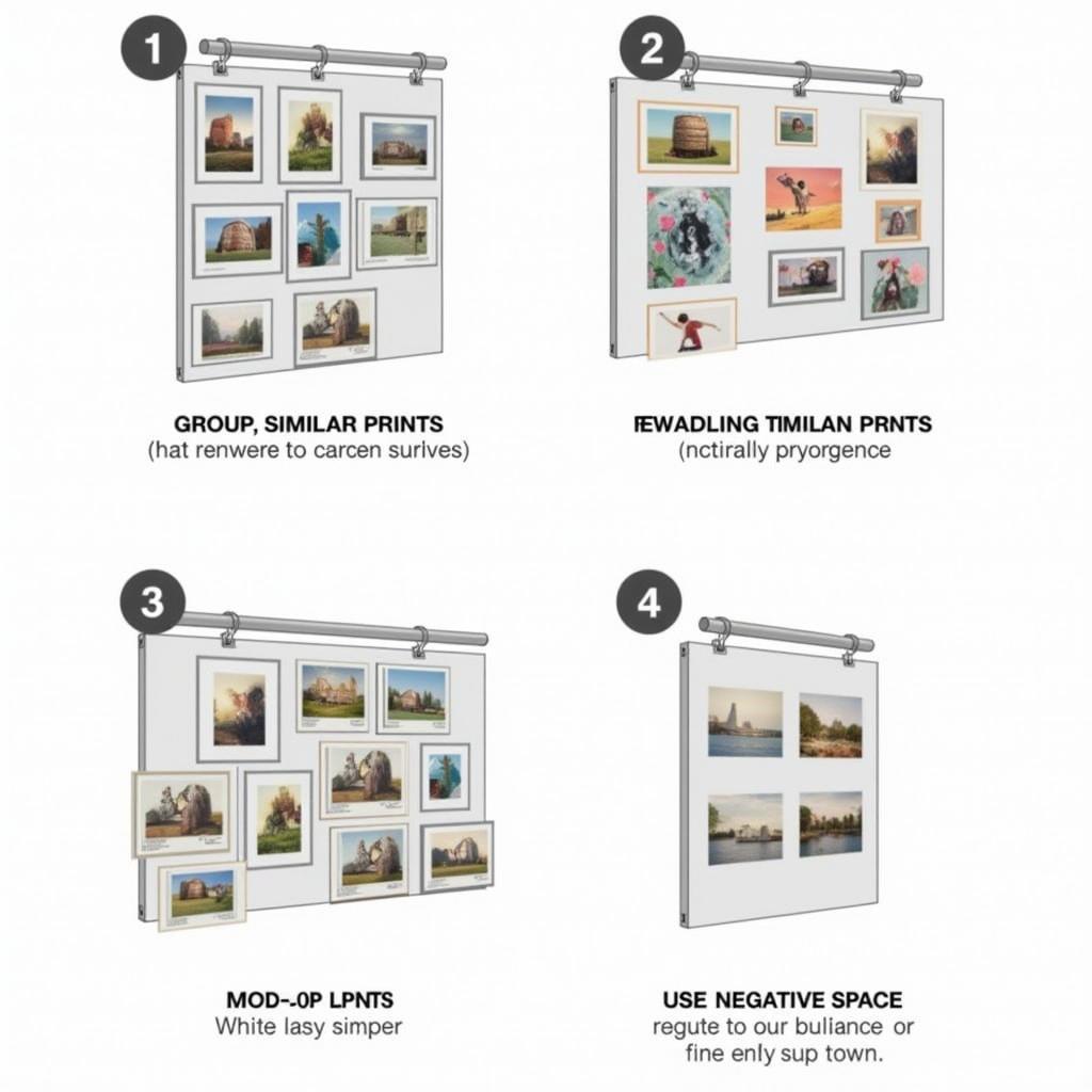 Art Print Display Rack Arrangement Tips