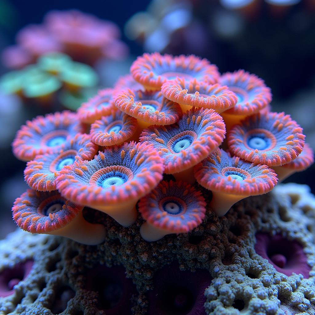 Coral Growth on Art Reef Rock