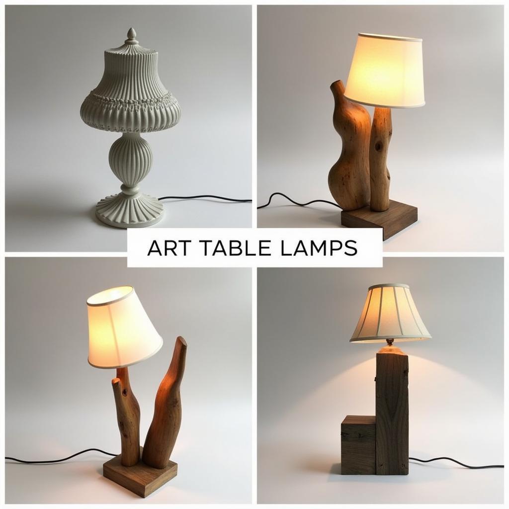 Different Styles of Art Table Lamps