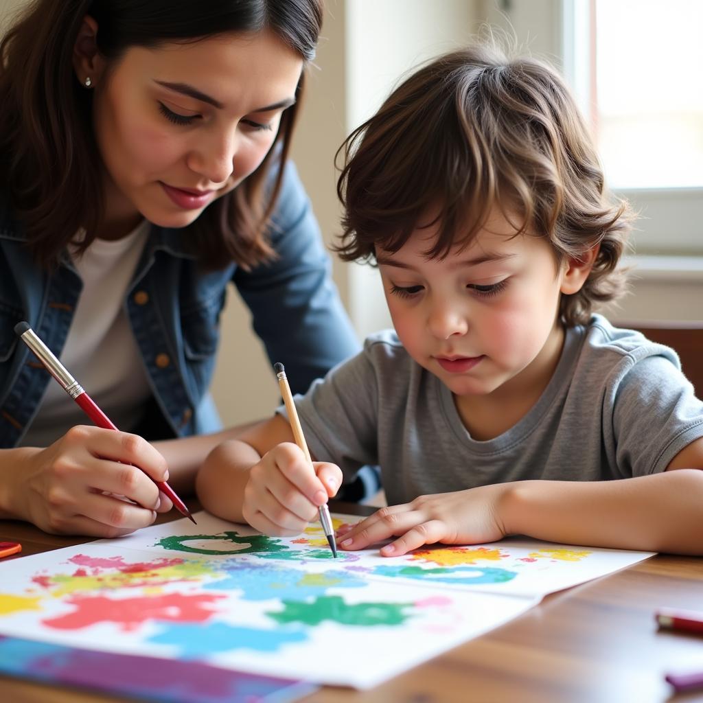 Art therapy helps children with dyslexia express themselves