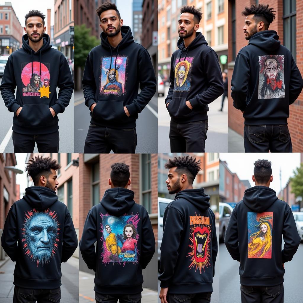 Arte hoodies showcase unique streetwear styles.