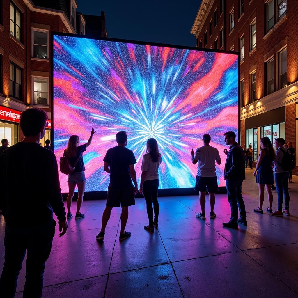 Digital Art Installation at Arts in August Tremont