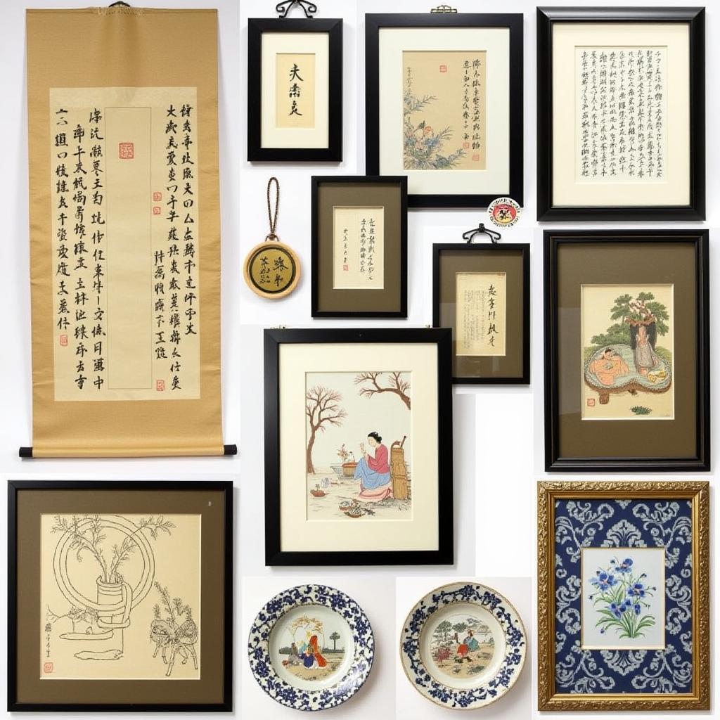 Variety of Asian Art Framed Options