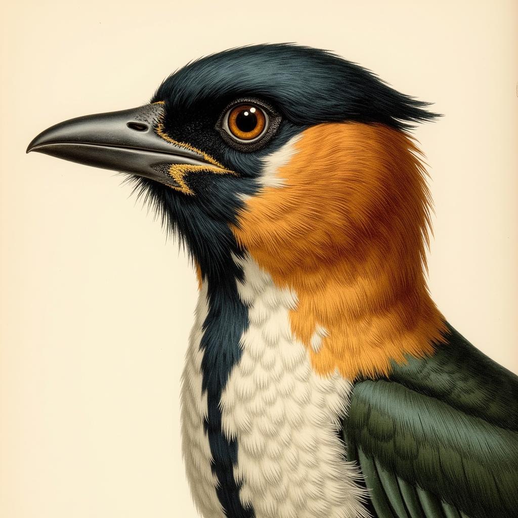 Detailed Illustration from Audubon's Birds of America