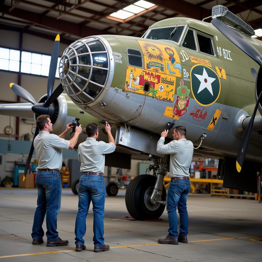 B-24 Liberator Nose Art Preservation