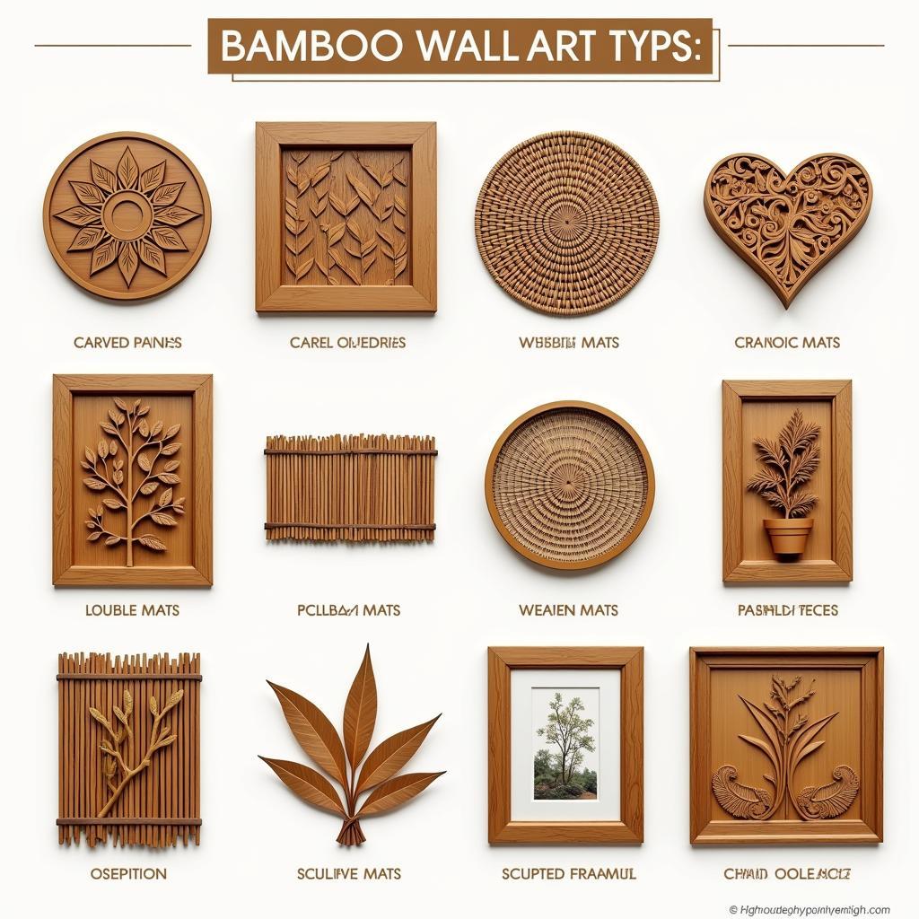 Different Types of Bamboo Wall Art