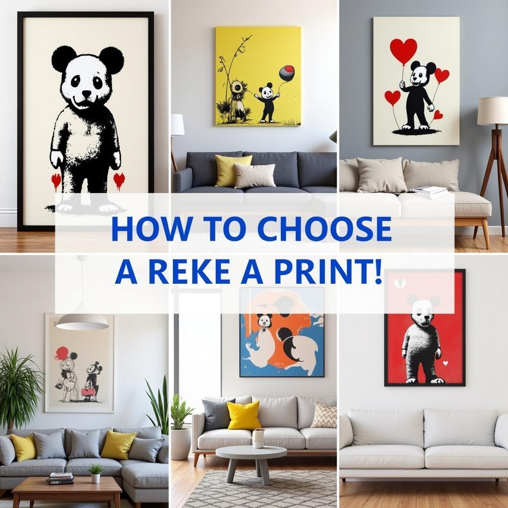 Selecting the ideal Banksy canvas print involves considering size, style, and subject matter to complement your space.