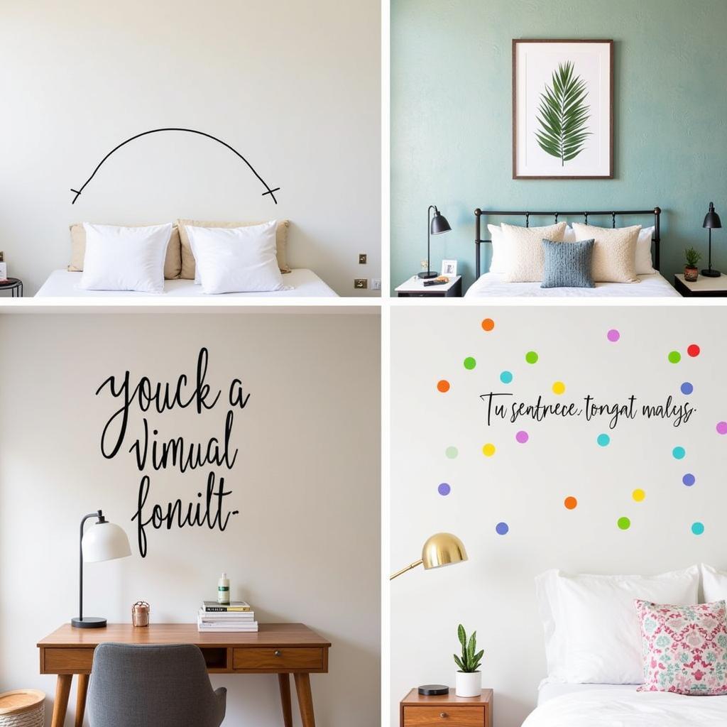 Bedroom Vinyl Wall Art Ideas