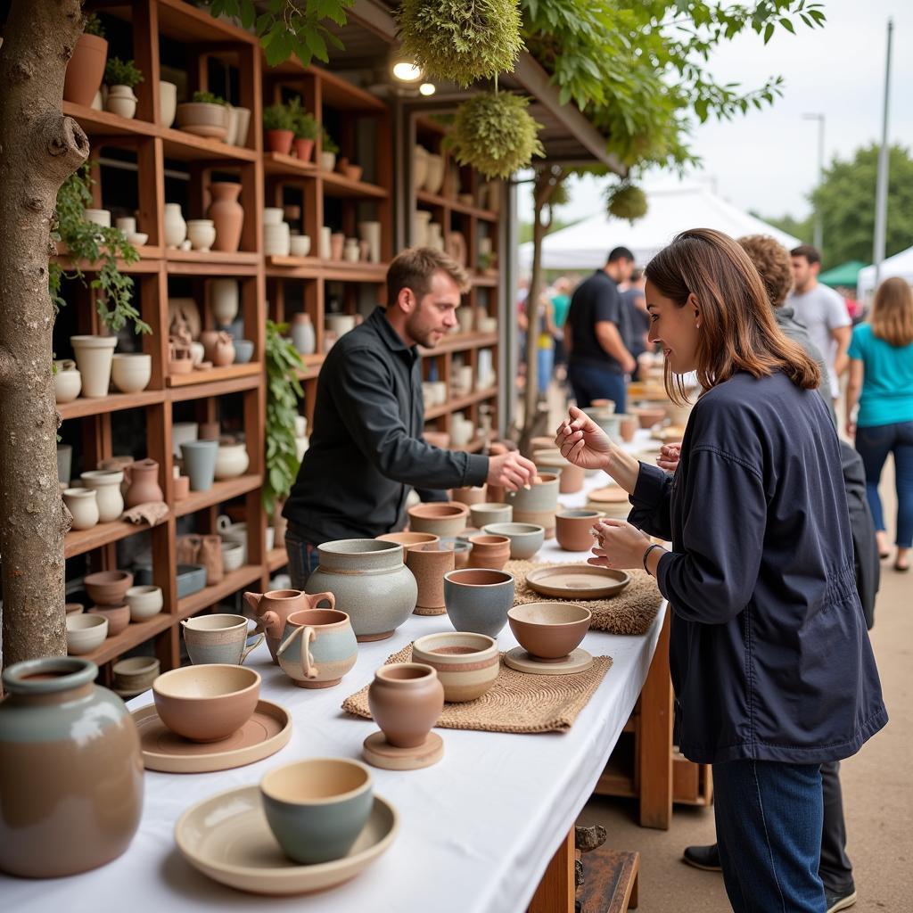 Pottery and Ceramics at the Bell Buckle Festival