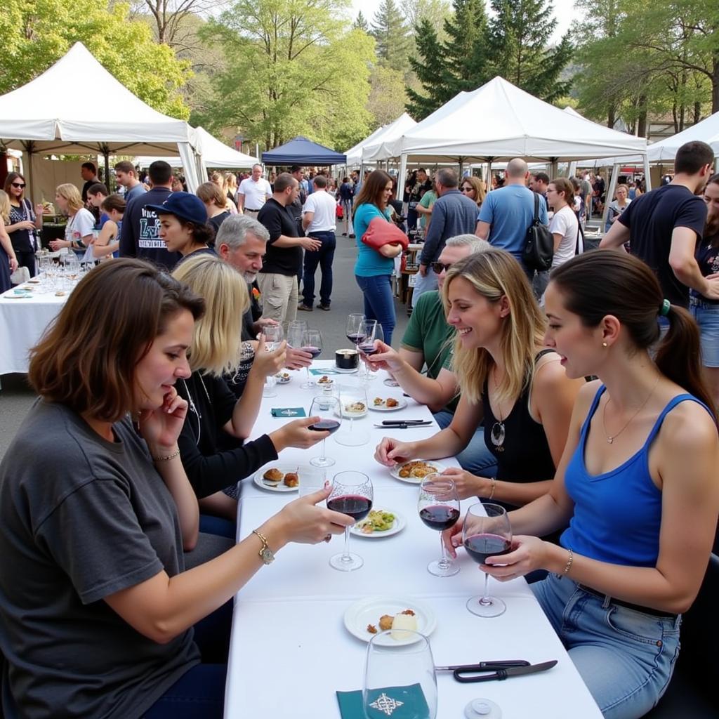 Belmont Art and Wine Festival Wine Tasting