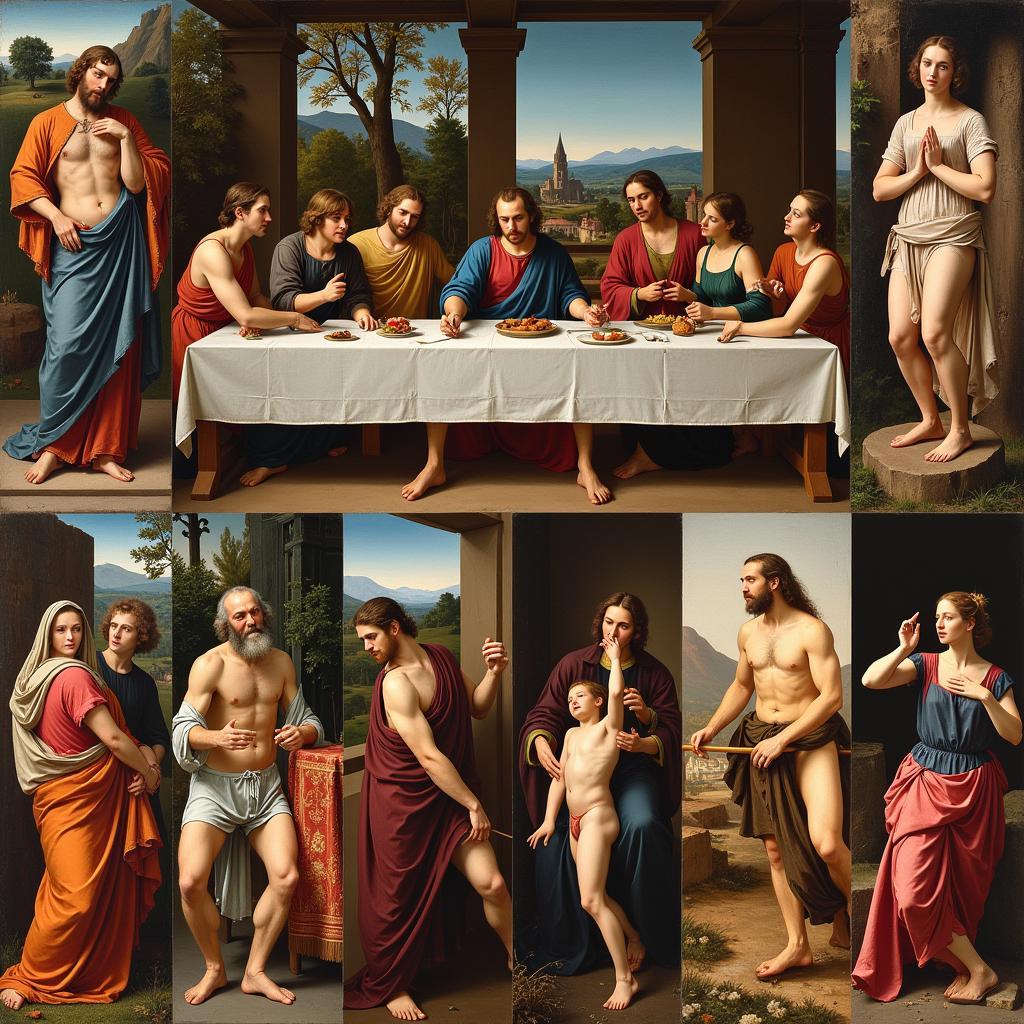 Renaissance Masterpieces of Biblical Art Painting