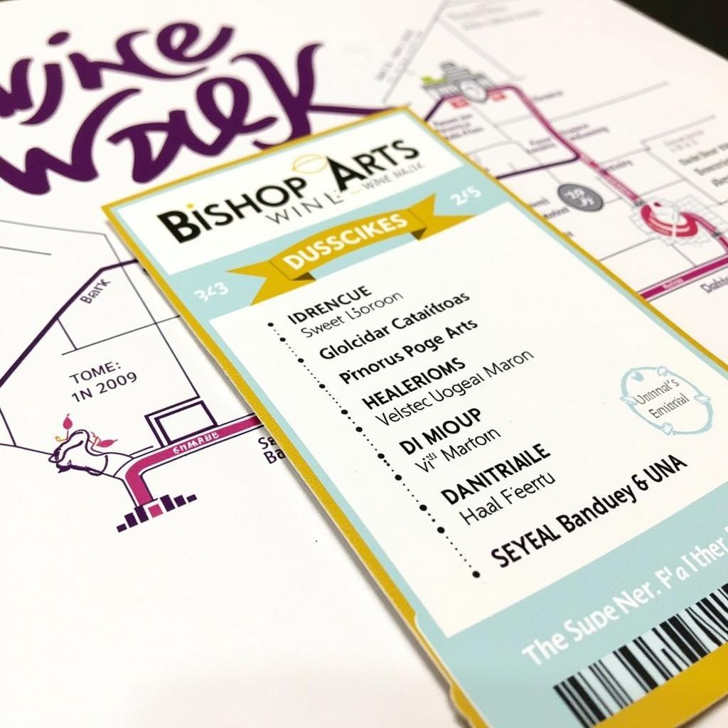 Bishop Arts Wine Walk Map and Tickets