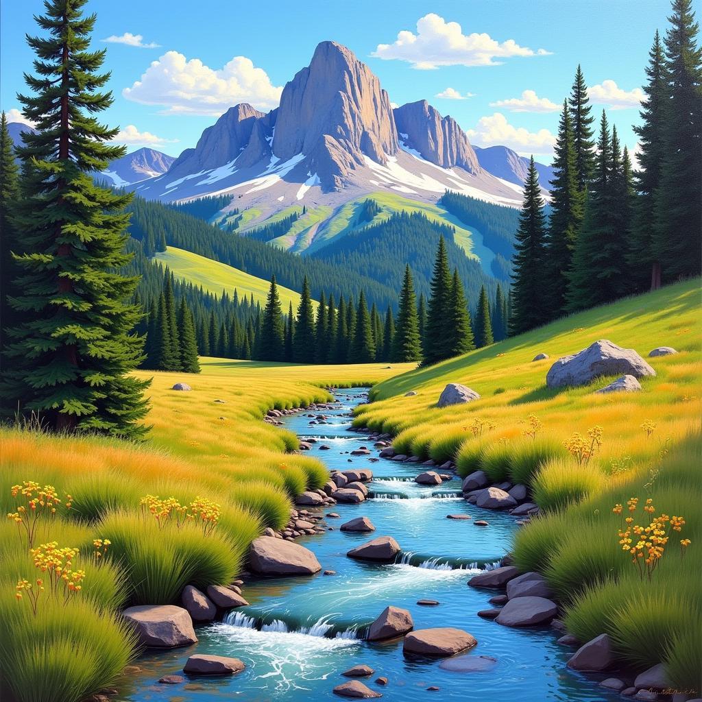 Black Hills Landscape Painting