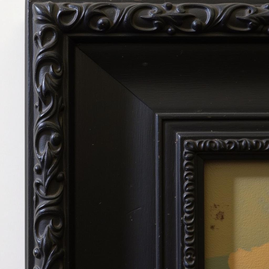 Black Wood Frames for Traditional Art