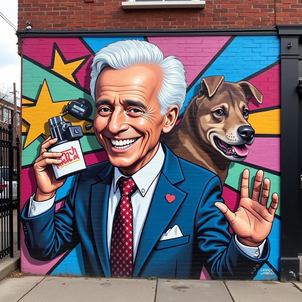 Bob Barker Street Art Mural