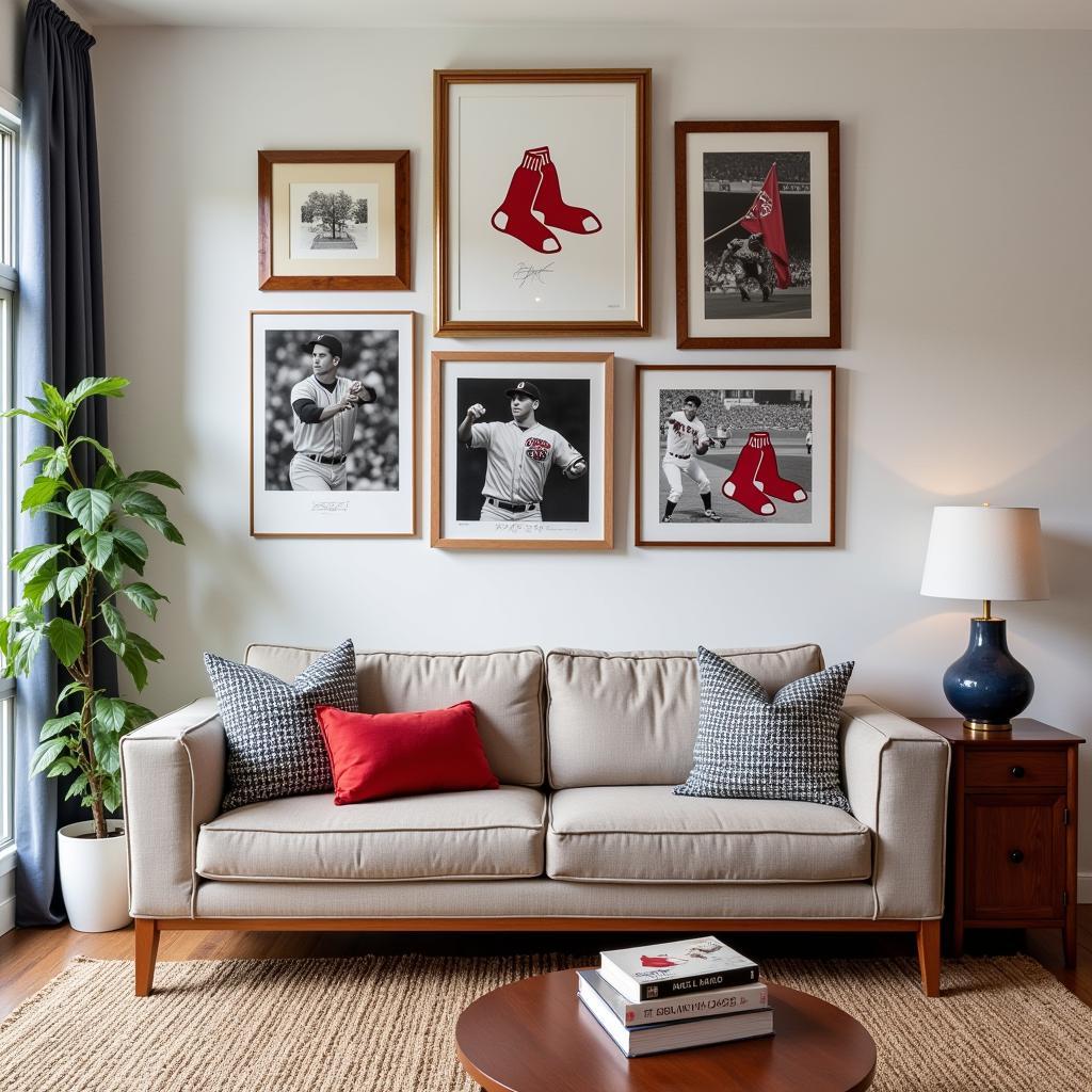 Boston Red Sox Art in Home Decor