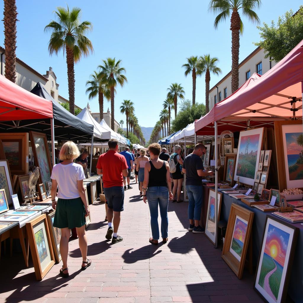 Boulder City Art Fest Artists Displaying Their Work