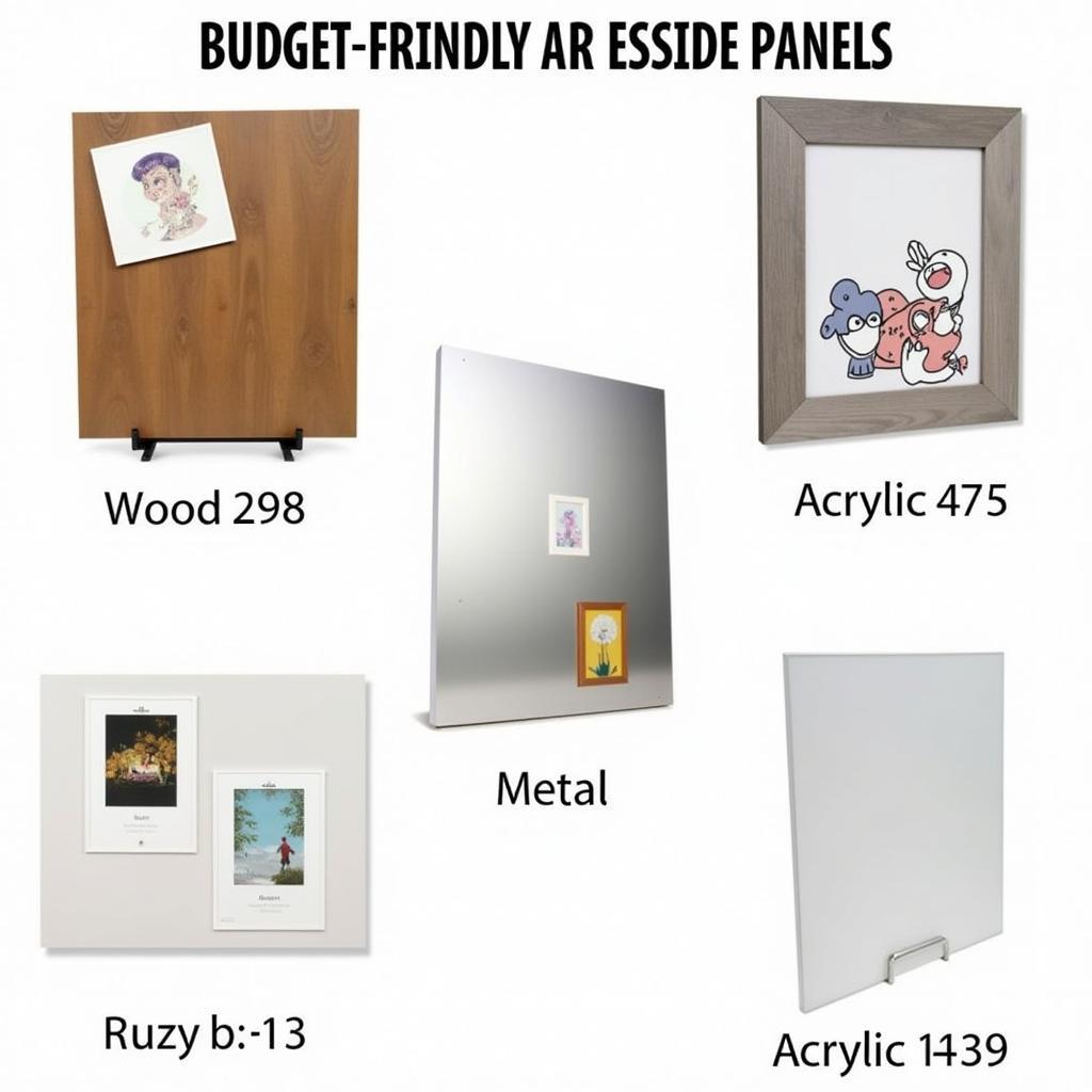 Affordable and high-quality art display panels for artists