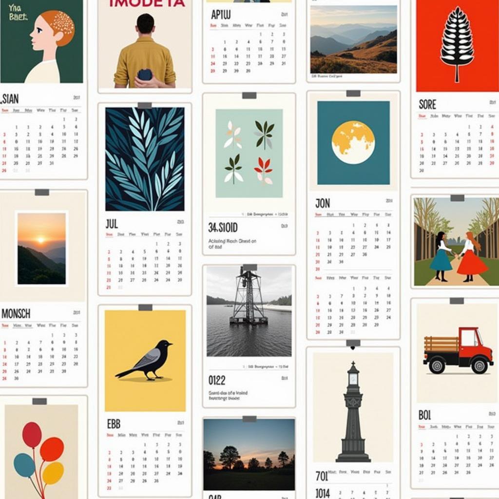 Trending Calendar Art Styles for 2024