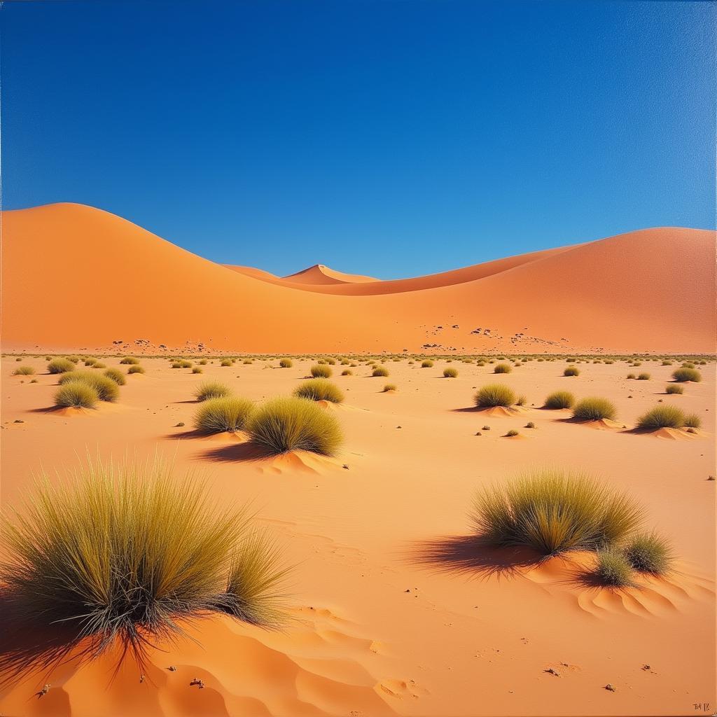 California Landscape Painting of a Desert Scene