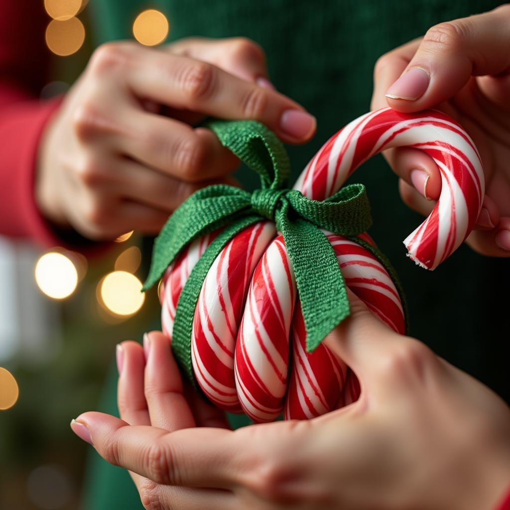 Christmas Candy Cane Art Crafts: A Festive DIY Project