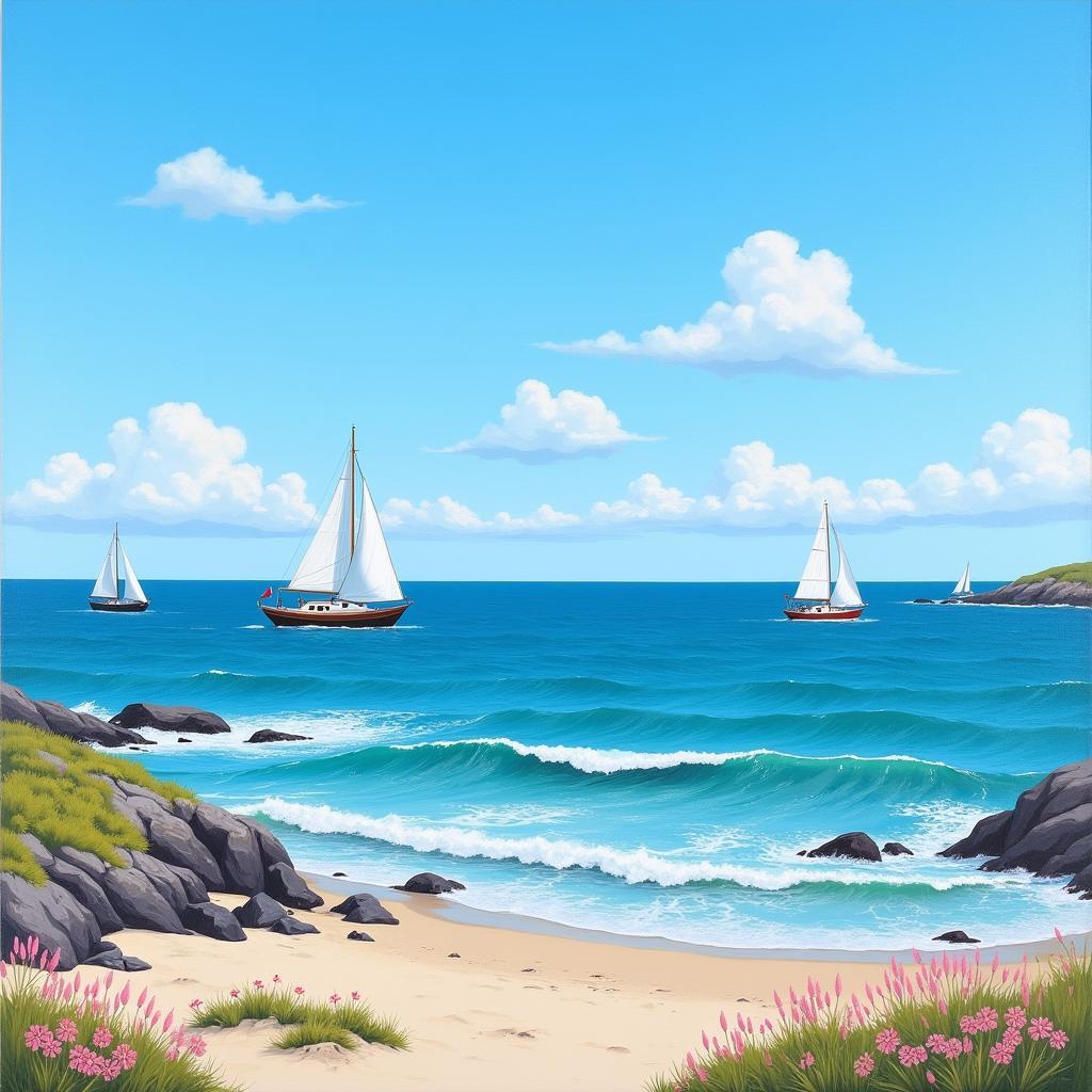 Cape Cod Seascape Painting Available for Purchase