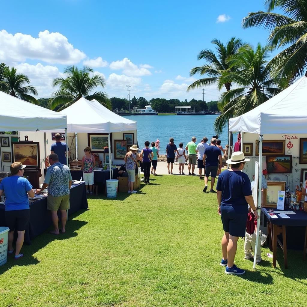 Cape Coral Art Show Scene