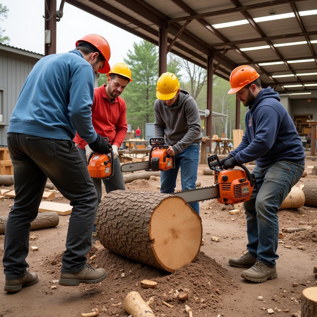 Chainsaw Carving Workshop in Michigan