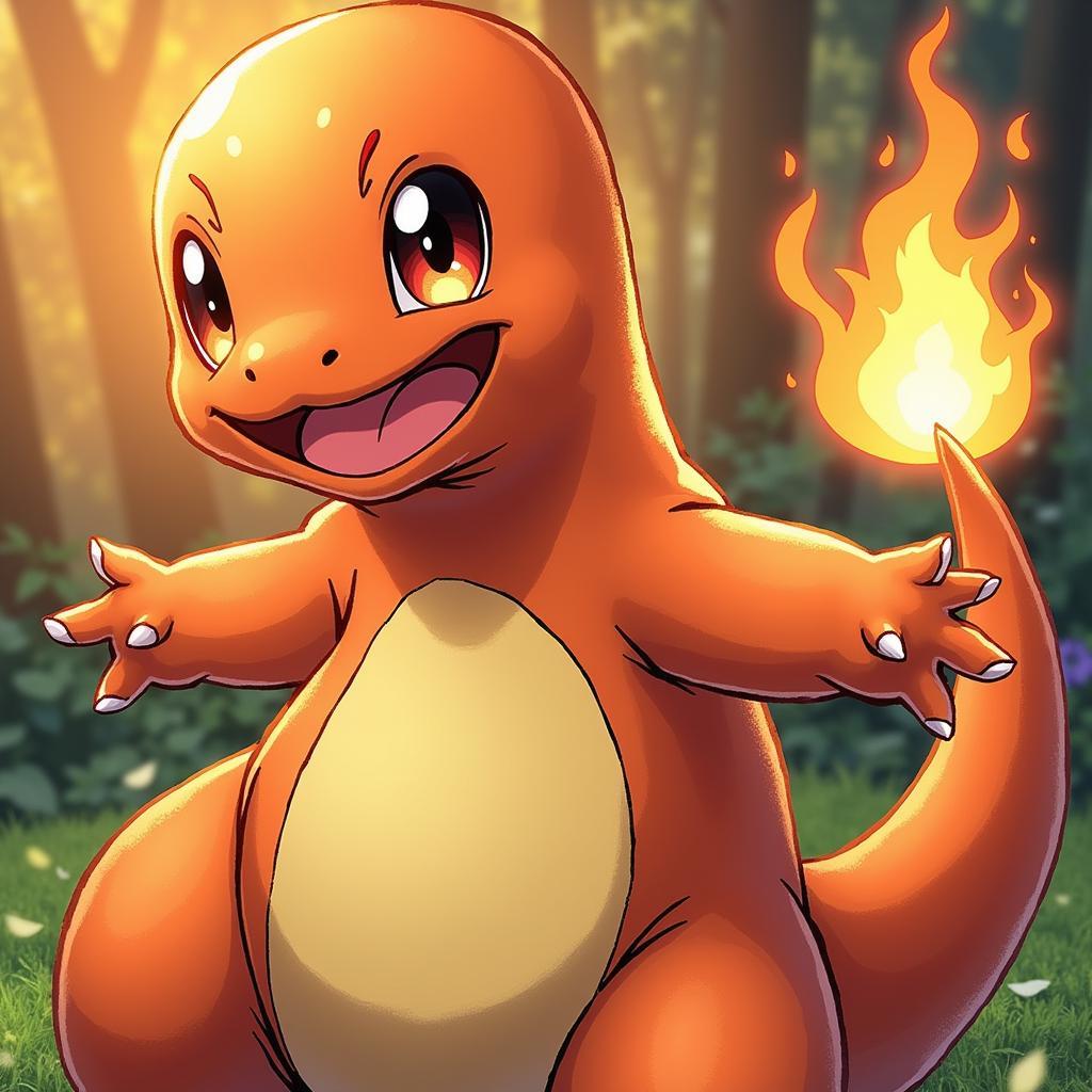 Charmander Full Art Card from Base Set