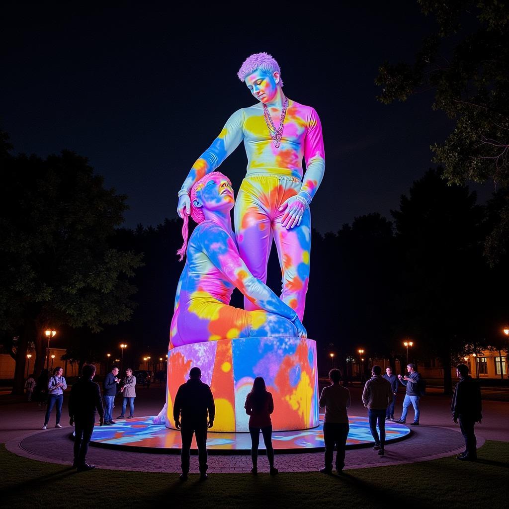 Digital Art Installation at Chatham Art in the Park