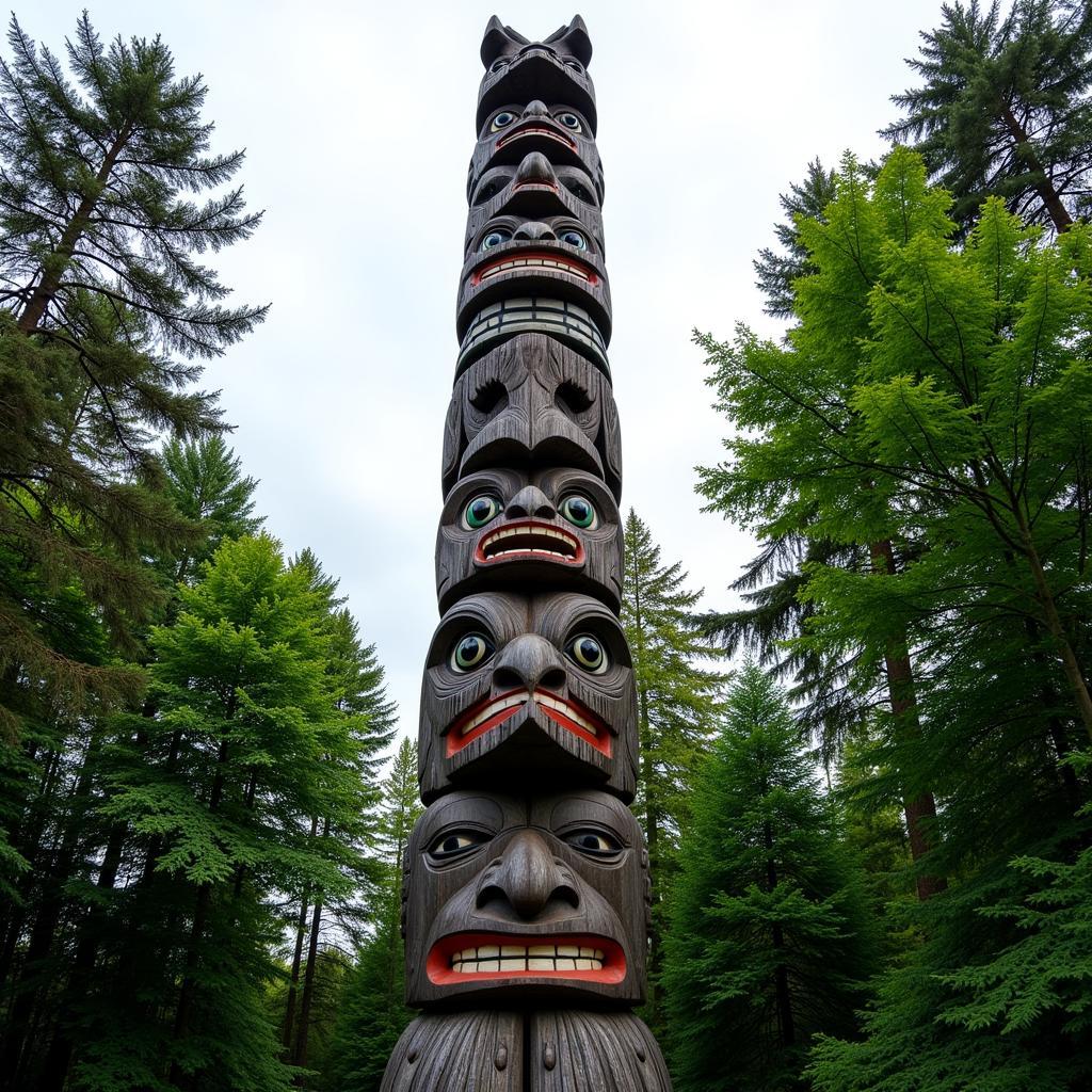 Chinook Totem Pole