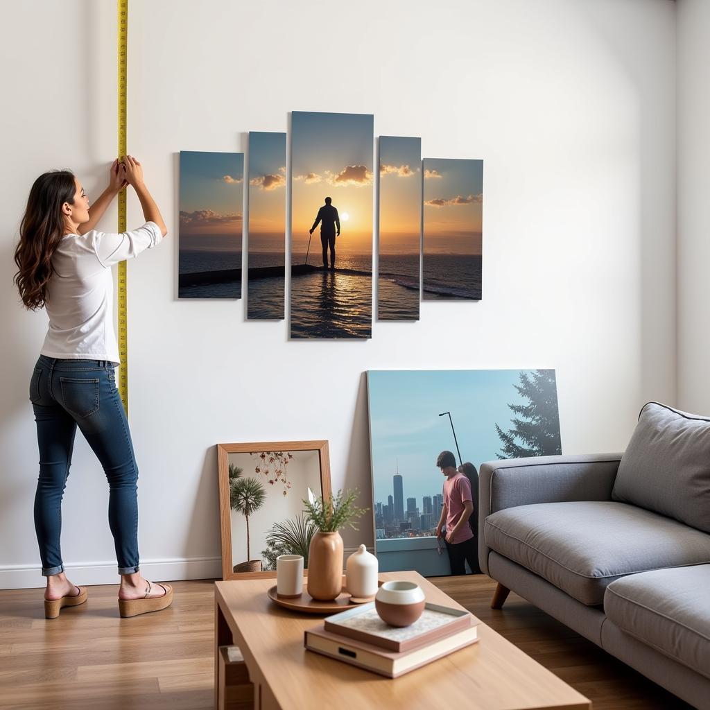 Choosing the Right Size 5 Piece Art for a Living Room