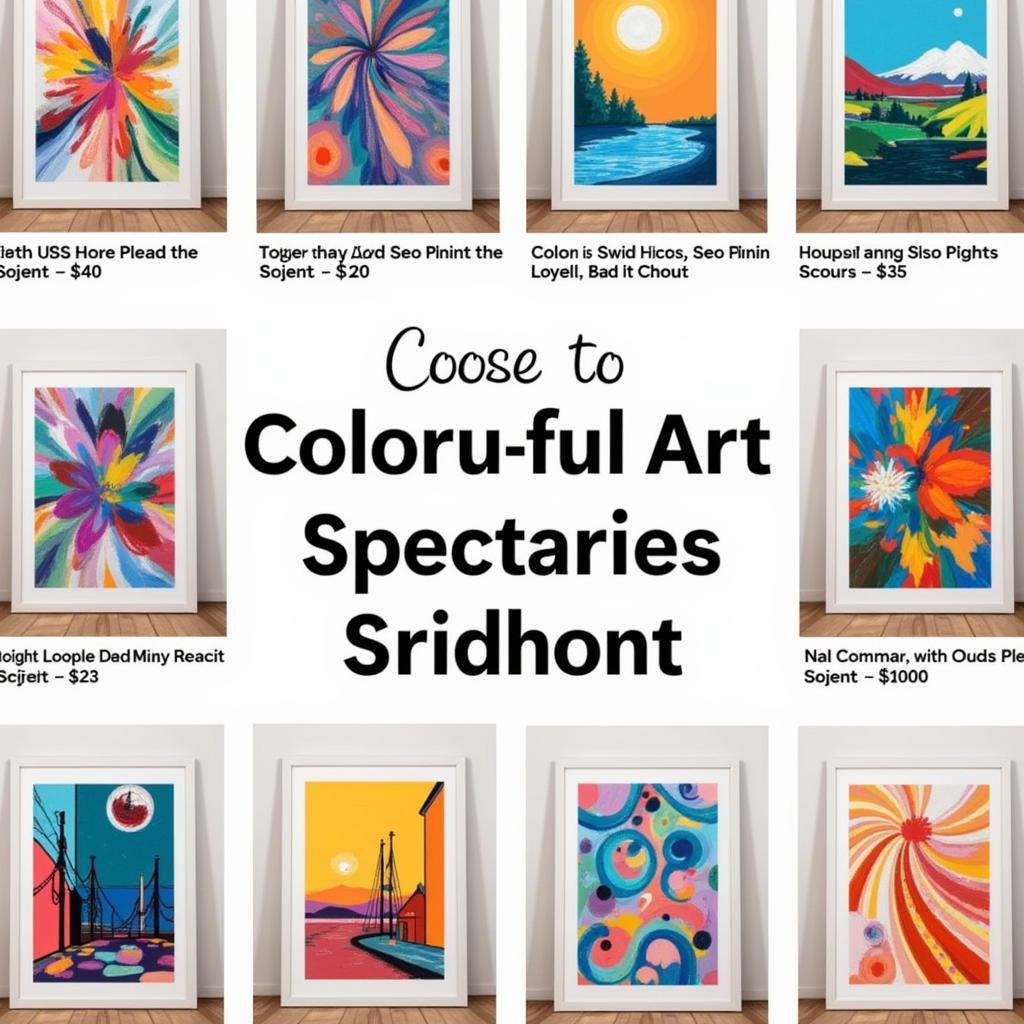 Choosing the right colourful abstract art print for your space