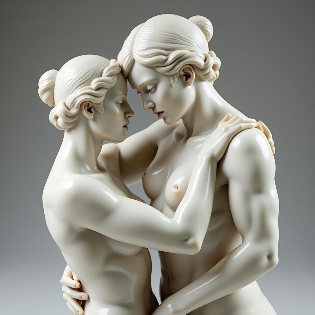 Classical Sculpture Inspired by Arte Bellissimo Romantic