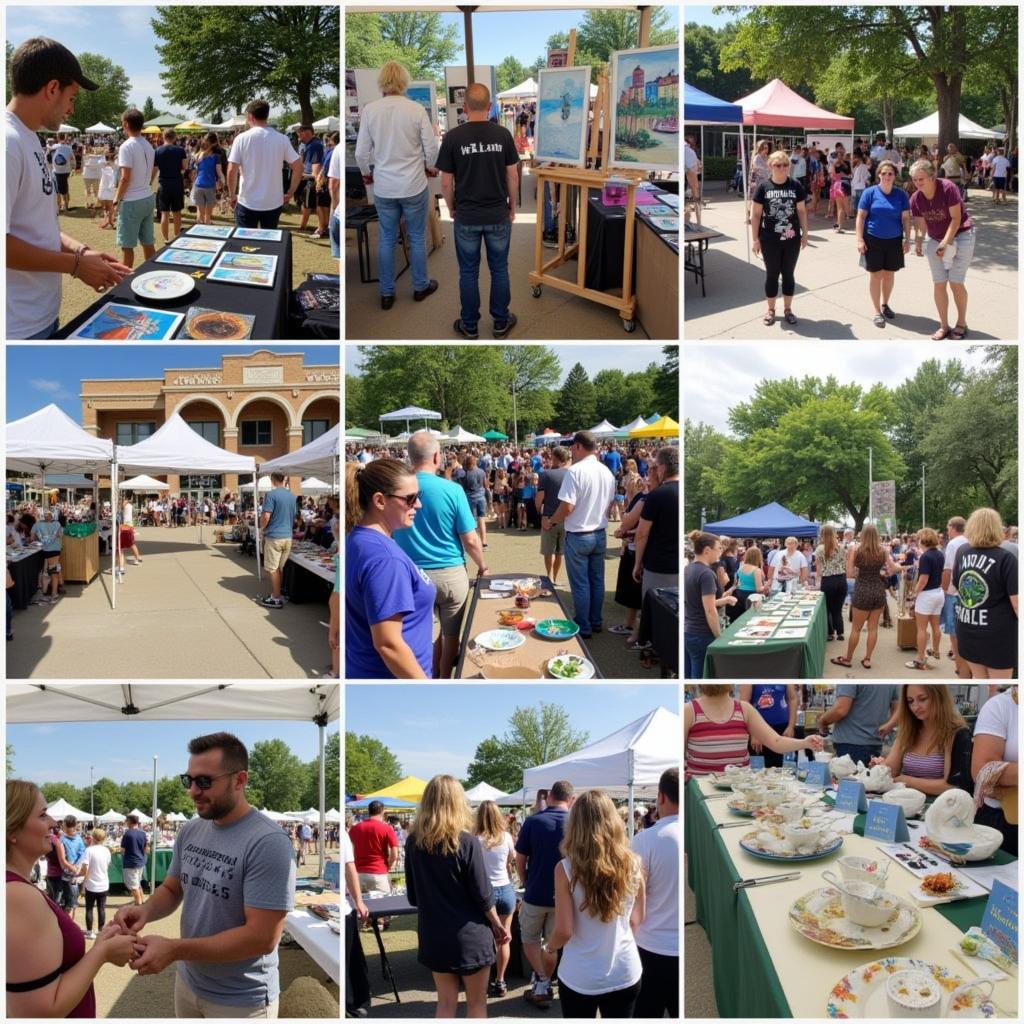 Diverse Art Forms at Clear Lake Iowa Art in the Park