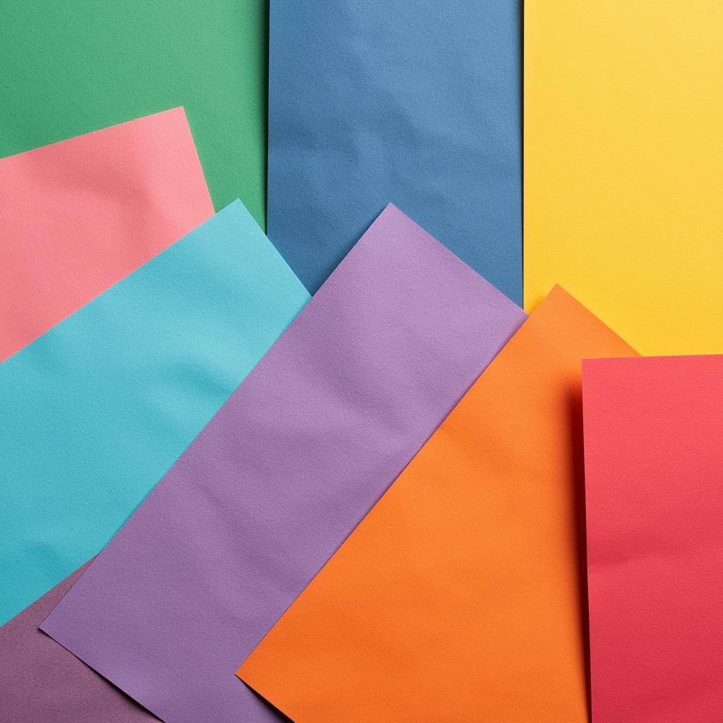 Variety of Colored Paper Textures