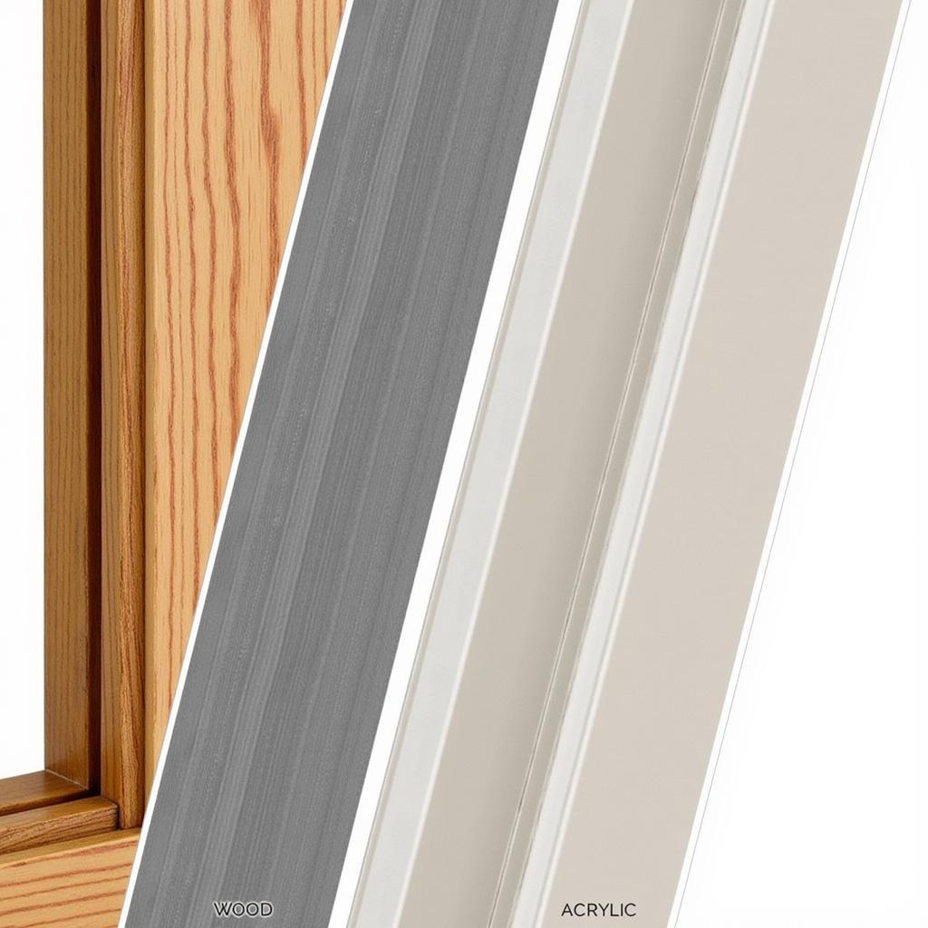 Comparing Wood, Metal, and Acrylic Frames