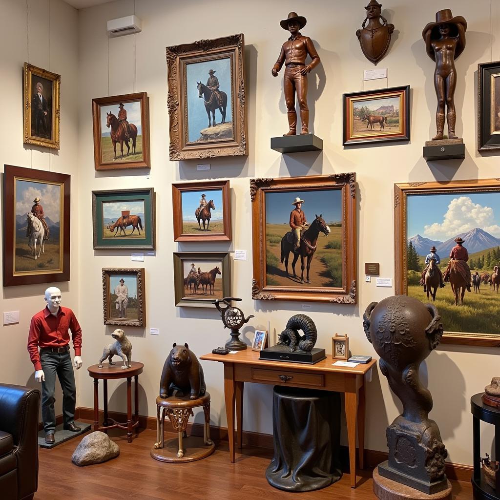 Cowboy Art Gallery Display