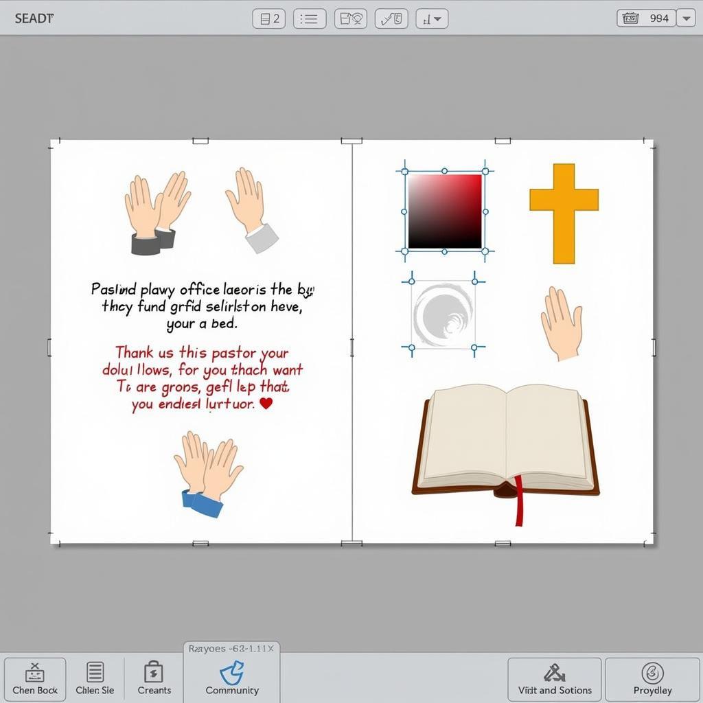 Creating Digital Pastor Appreciation Cards with Clip Art