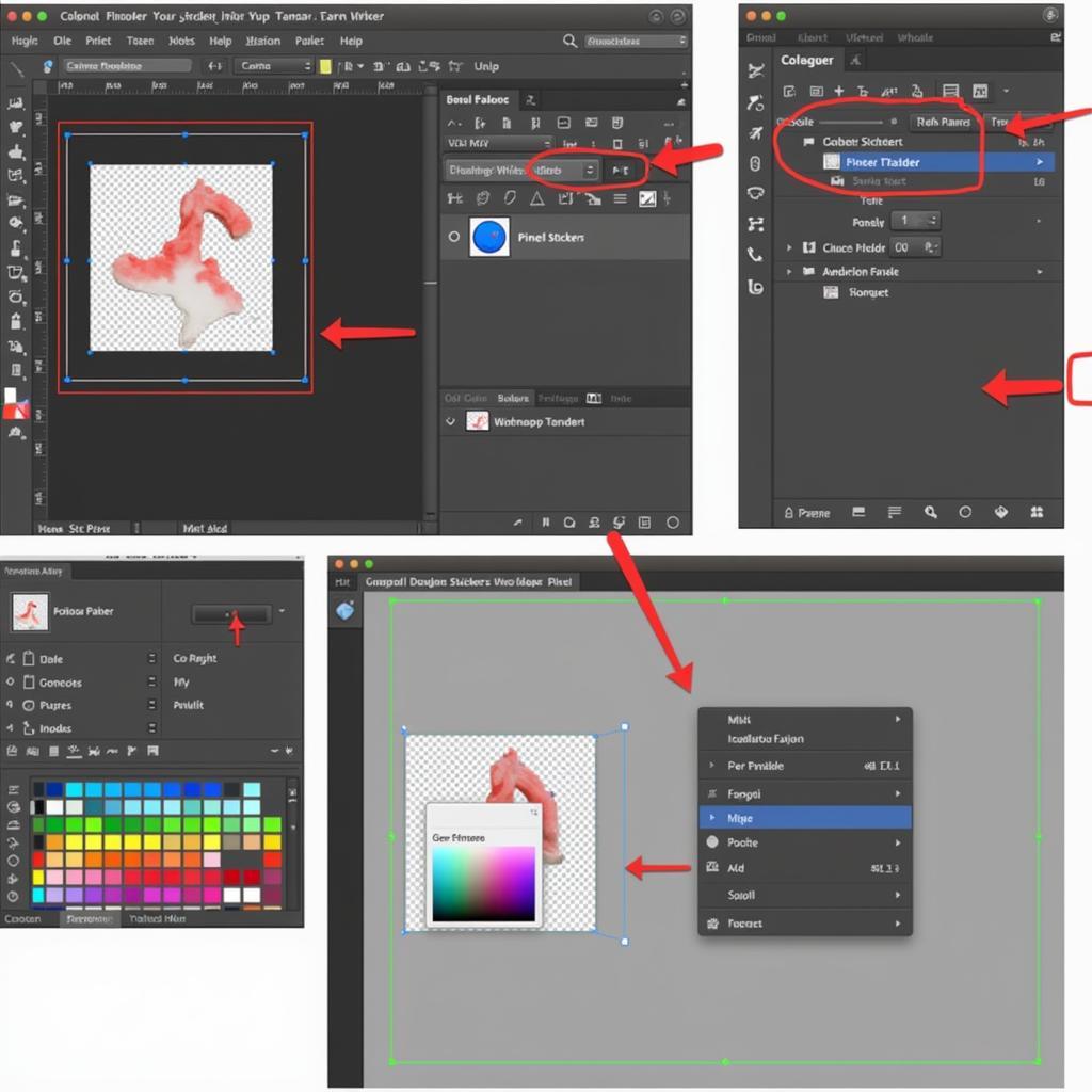 Creating a Pixel Sticker Design in Graphic Software