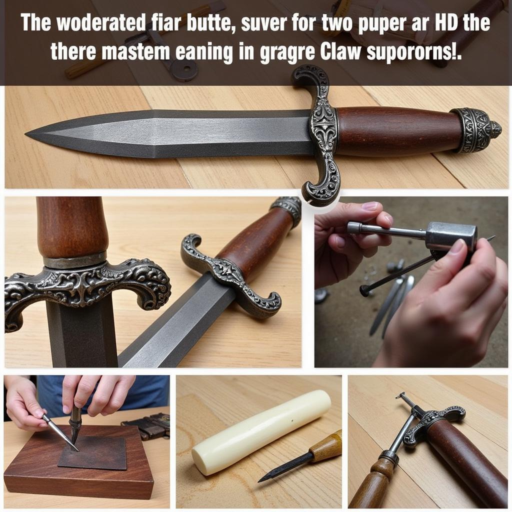 The Creation Process of a Dagger with a Claw Pommel