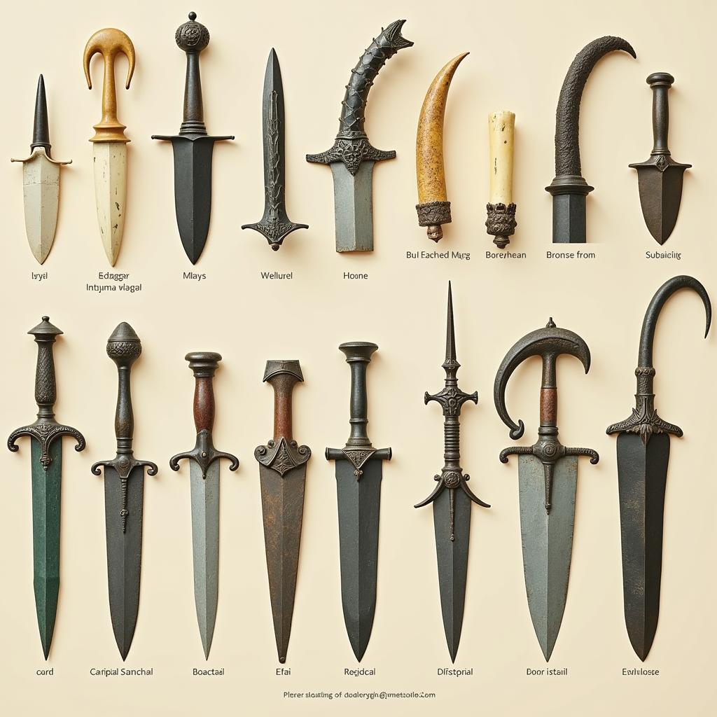 Ancient Examples of Daggers with Claw Pommels