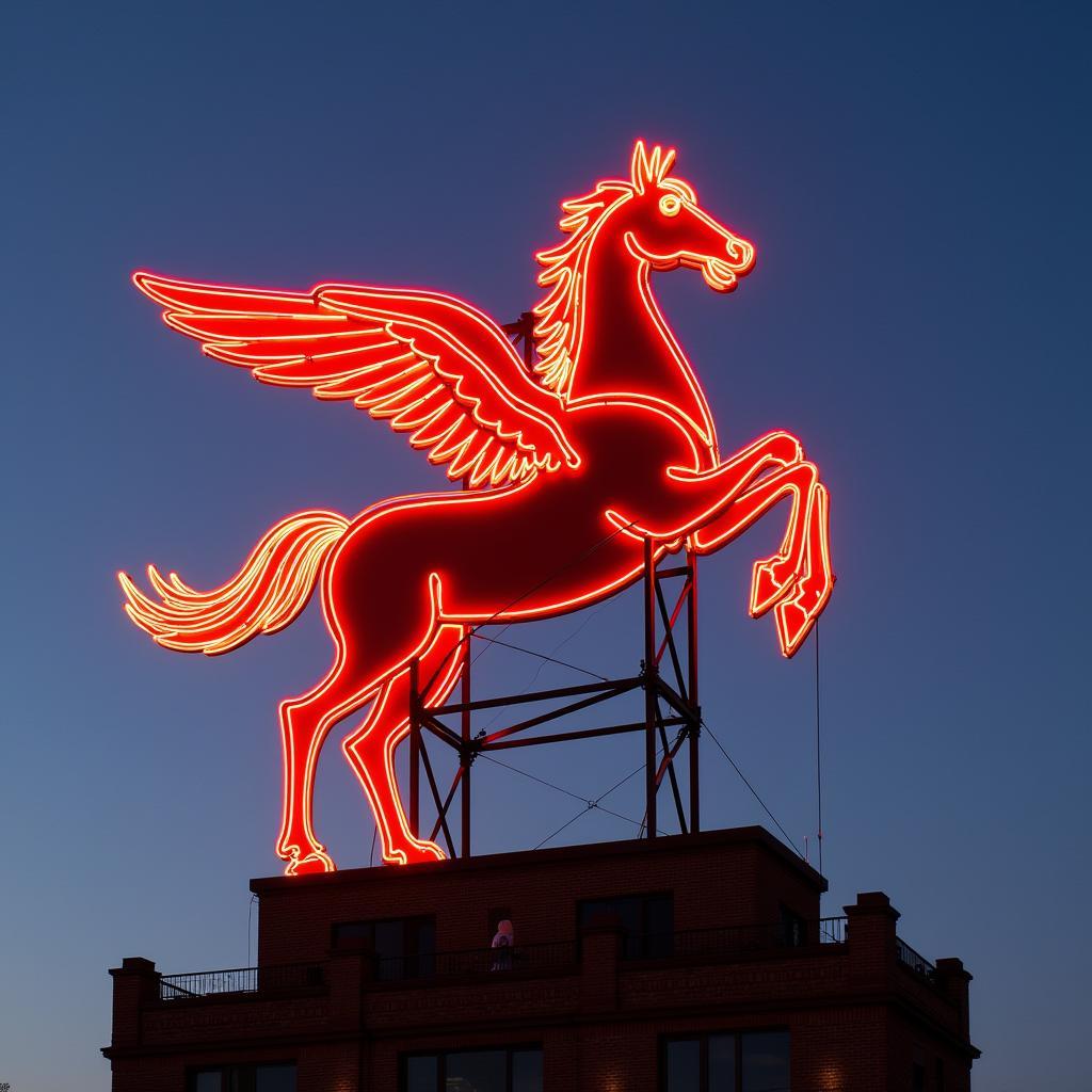 Original Dallas Pegasus on Magnolia Building