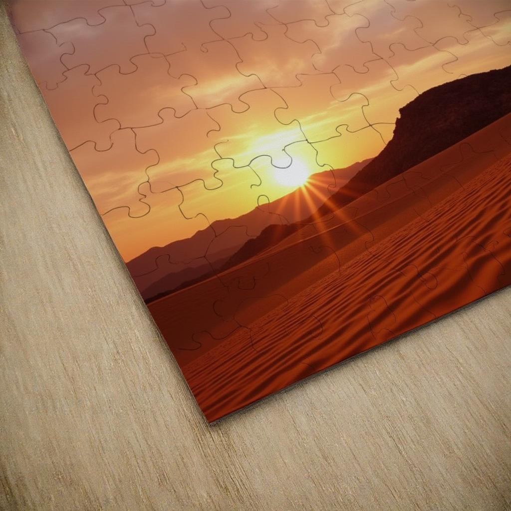 Metal Print Desert Landscape Wall Art